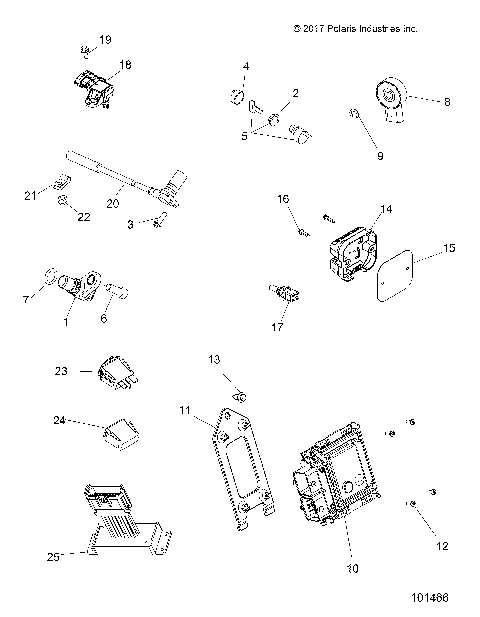 ELECTRICAL, SWITCHES, SENSORS and ECM - A18SEA57F1/SEE57F1/7 [101466]