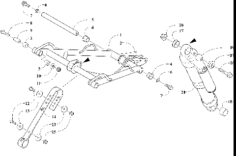 REAR SUSPENSION FRONT ARM ASSEMBLY [102303]