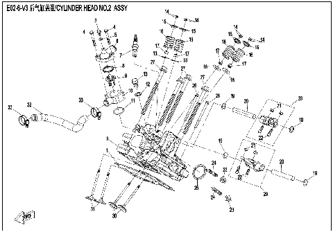 CYLINDER HEAD NO.2 ASSY
