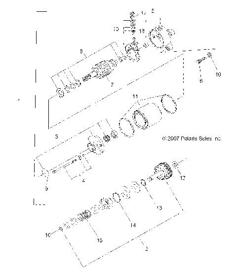 ENGINE, STARTING SYSTEM - A08BG50FA (49ATVSTARTER08SP500)