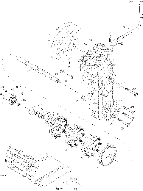 05- Drive Axle And Track