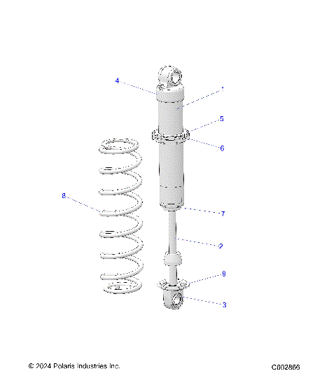 SUSPENSION, SHOCK, IFS - S25TFB8RS/8REA (C602866)