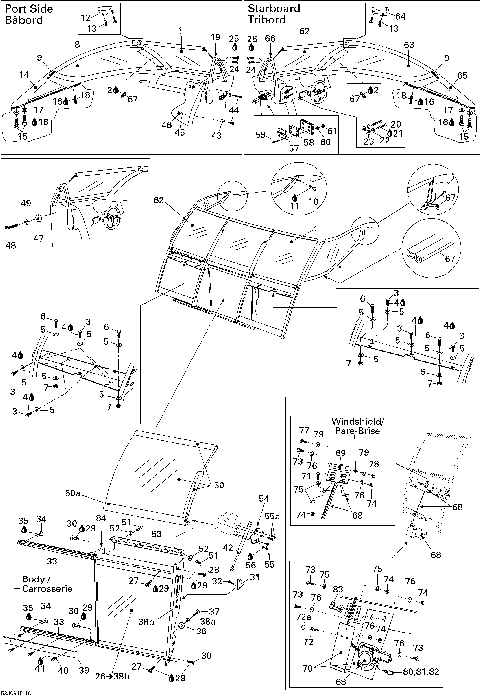 09- Windshield , Retractable