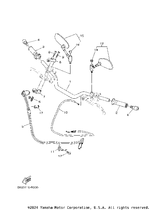 STEERING HANDLE CABLE