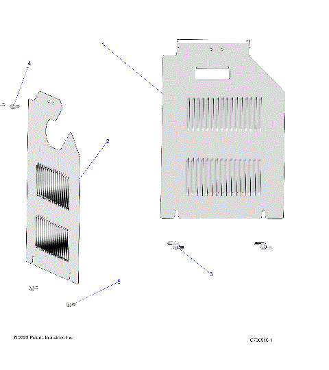 BODY, MUD COVERS REAR - R25RRED4JA (C700516-1)