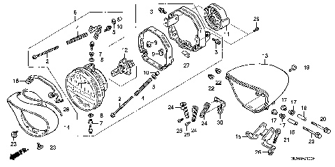 HEADLIGHT (VTX1800C)