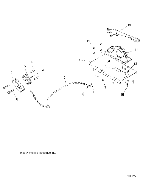 BRAKES, PARK BRAKE - R16RMH57AR (700133)