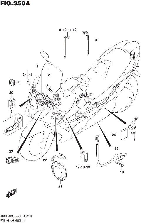 WIRING HARNESS (AN400AL9 E33)