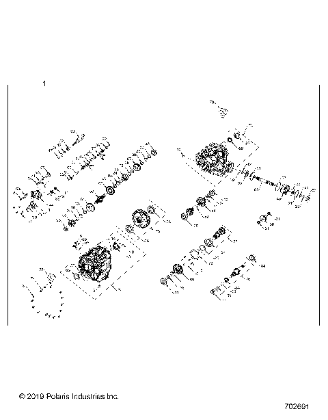 DRIVE TRAIN, MAIN GEARCASE INTERNALS - Z20RA_92AC/BC/AK/BK/AR/BR/AE/BE/AH/BH/AT/BT (702691)