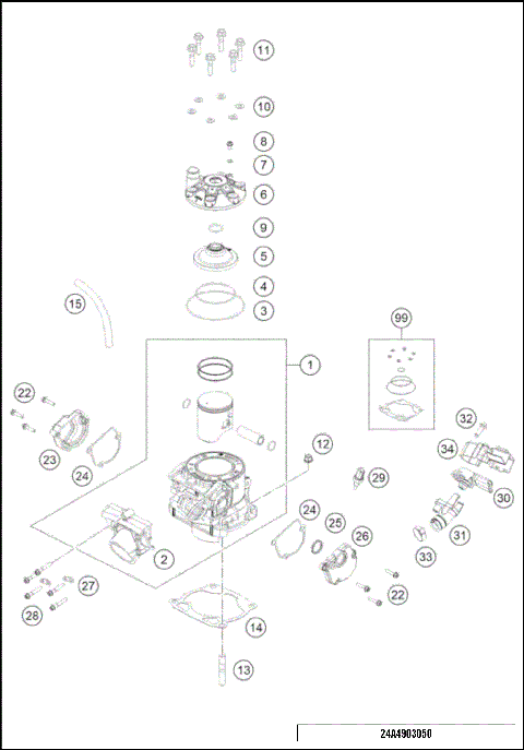 CYLINDER, CYLINDER HEAD