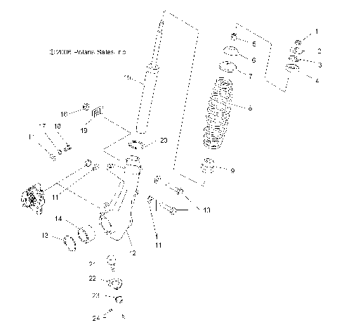 SUSPENSION, STRUT, FRONT - A07MH50AB/AL/AQ/AX/AY/AZ/MN50AF/AN/AT/AY (49ATVSTRUT500EFI)