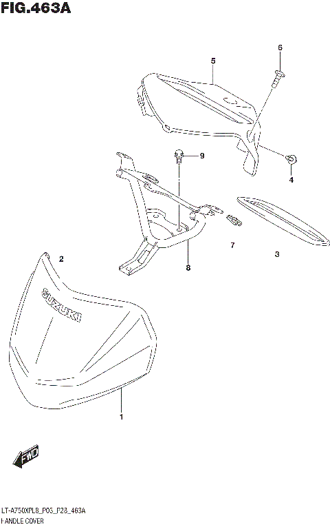 HANDLE COVER (LT-A750XPL8 P03)