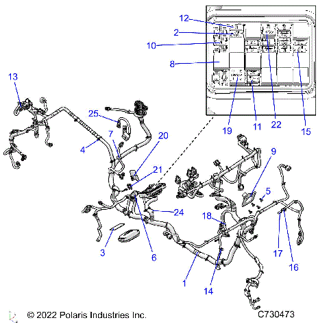 ELECTRICAL, WIRE HARNESS - R23RRU99A9/AJ/AK/AX/B9/BJ/BK/BX (C730473)