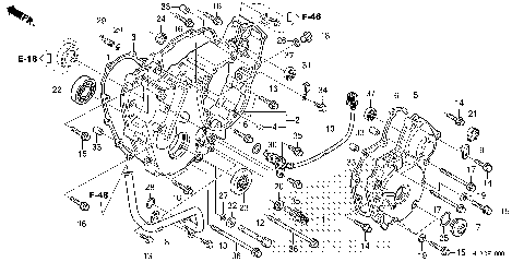 REAR CRANKCASE COVER