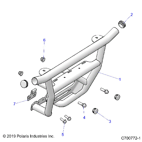 ACCESSORY, FRONT BUMPER - G21GXD99AJ/AZ/BJ/BZ (C700772-1)