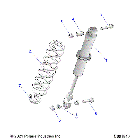 SUSPENSION, SHOCK, IFS (7045715) - S23CEF5TSL (C601840)