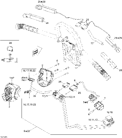 10- Steering Wiring Harness 800R Renegade X