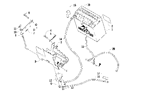BATTERY AND TRAY ASSEMBLY [89872]