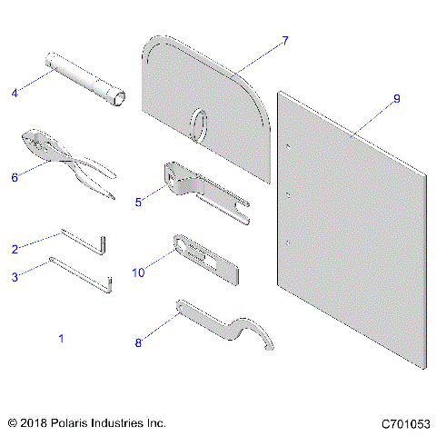 REFERENCES, TOOL KIT and OWNERS MANUAL - Z20CHA57K2 (C701053)