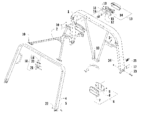 CANOPY AND TAILLIGHT ASSEMBLY [90924]
