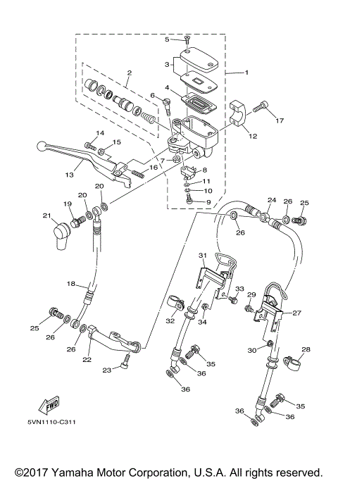 FRONT MASTER CYLINDER
