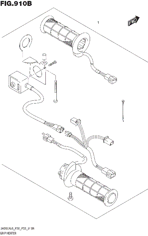GRIP HEATER SET (OPTIONAL:UH200AL6 P33)