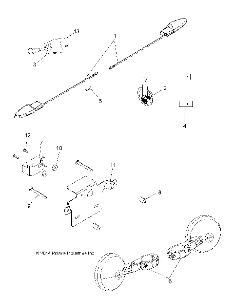 ELECTRICAL, TURN SIGNALS, HORN AND MIRRORS - A15DAA32EA/EJ (49ATVTURNSIG15325E)