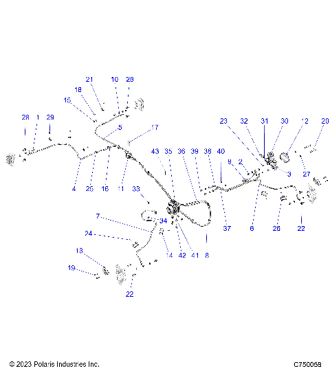 BRAKES, BRAKE LINES AND MASTER CYLINDER - G25GAB99 (C750058)