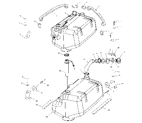 FUEL TANK - W025199D/W025199I (4971327132A09)