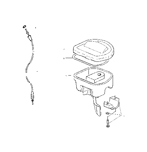 CONTROLS-THROTTLE ASM./CABLE - C10CL50AA (4978707870B08)