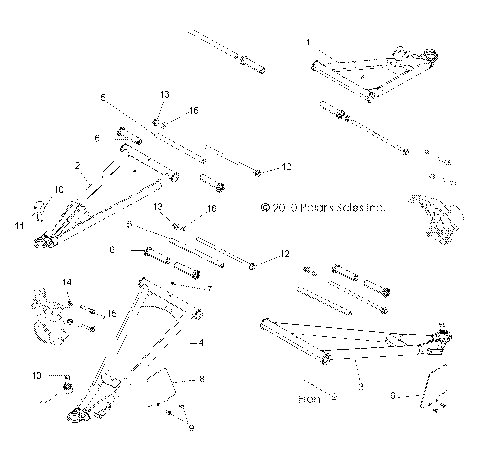 SUSPENSION, FRONT CONTROL ARMS - Z14VE76AD/7EAL/7EAW/EAJ/EAU (49RGRSUSPFRT11RZRS)