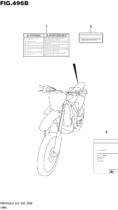 LABEL (RMX450ZL9 E28)
