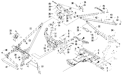 FRONT FRAME AND STEERING SUPPORT ASSEMBLY [92176]