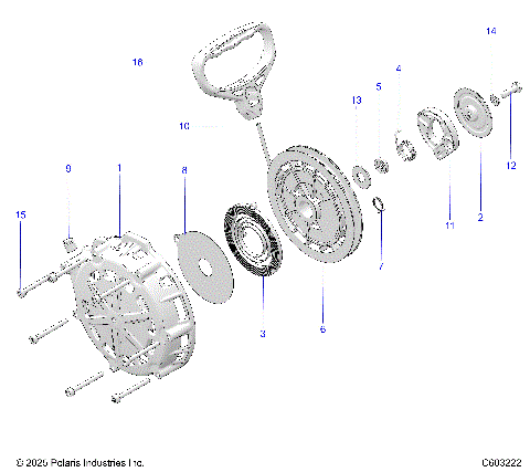 ENGINE, RECOIL STARTER - S26TL6LSA (C603222)