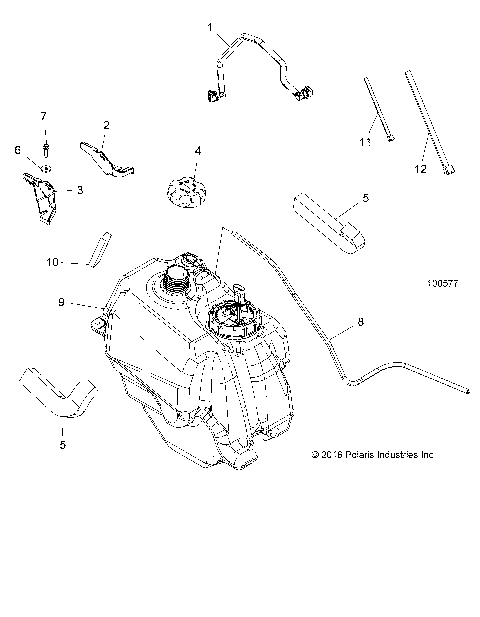 BODY, FUEL TANK ASM. - A17SEA50A1/A5/SEE50A1/SEG50A4 [100577]