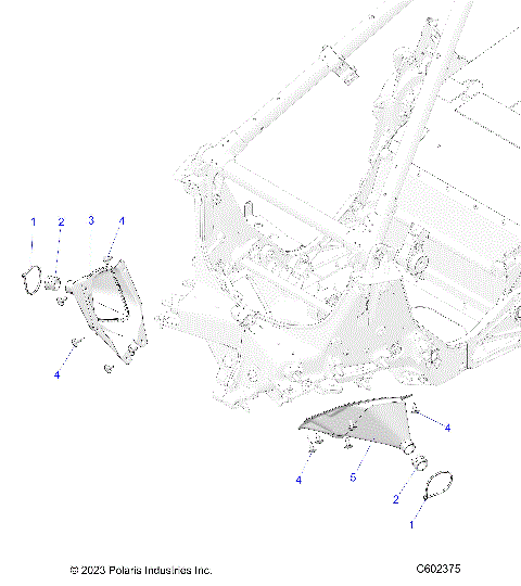 CHASSIS, TIE ROD BOOT ASM. - S24CEA5TSL (C602375)