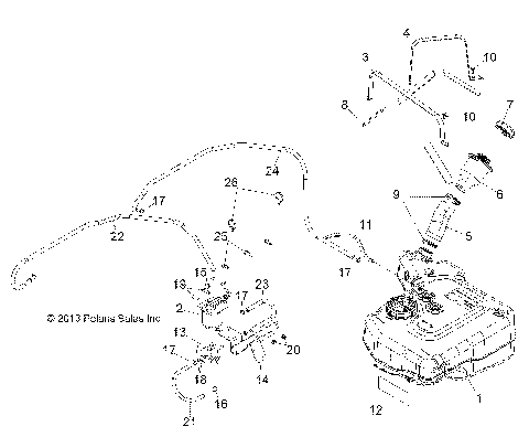 BODY, FUEL TANK - R141D9JDA/2D9JDA (49BRUTUSFUEL13)
