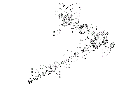 REAR DRIVE GEARCASE ASSEMBLY [301542]
