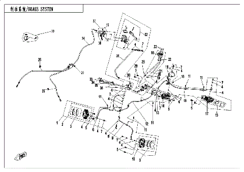 BRAKE SYSTEM-RH,PARKING