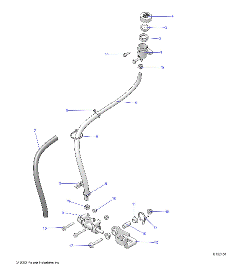 BRAKES, BRAKE PEDAL and MASTER CYLINDER - A23SEK57AD (C102481)