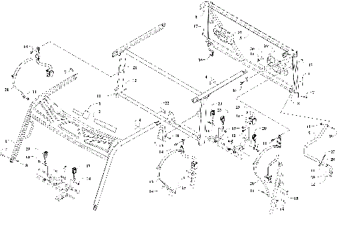 ROPS AND SEAT BELT ASSEMBLY [305825]