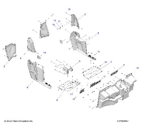 BODY, FLOOR and ROCKERS - R23MAA5AJ1 (C0706809-1)