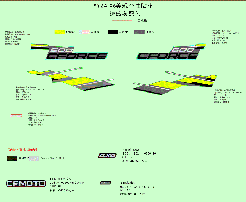 DECAL KITS(VELOCITY GREY)