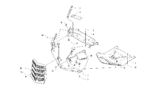 FRONT FASCIA AND CENTER SKID PLATE ASSEMBLY [104077]