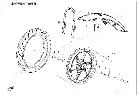 FRONT WHEEL