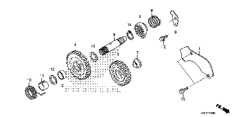 KICK STARTER SPINDLE