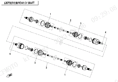 REAR CV SHAFT