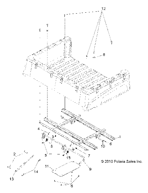 BODY, BOX MOUNTING - R10RH45AG/AH/AR (49RGRBOXMOUNTING11500CREW)