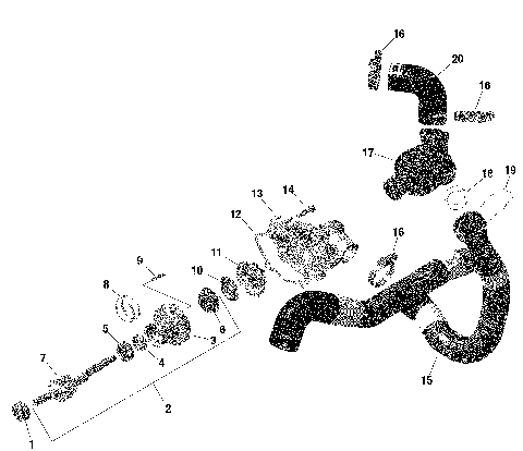 01- Engine - Cooling -  598 RS