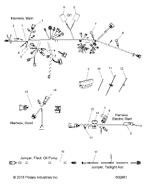 ELECTRICAL, WIRE HARNESS - S19EEG6PSA/PSL (600981)